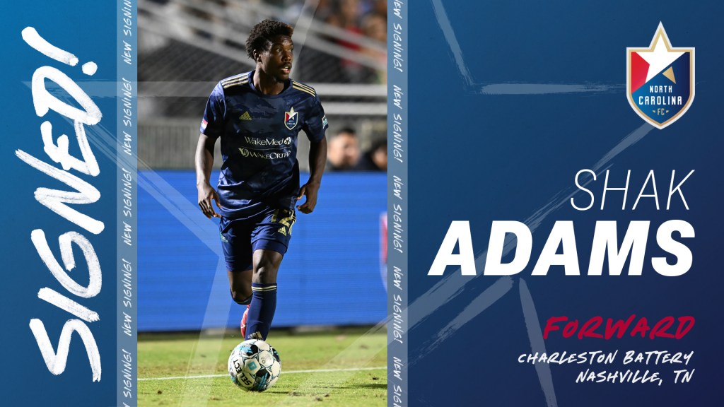 NCFC Signs Forward Shak Adams