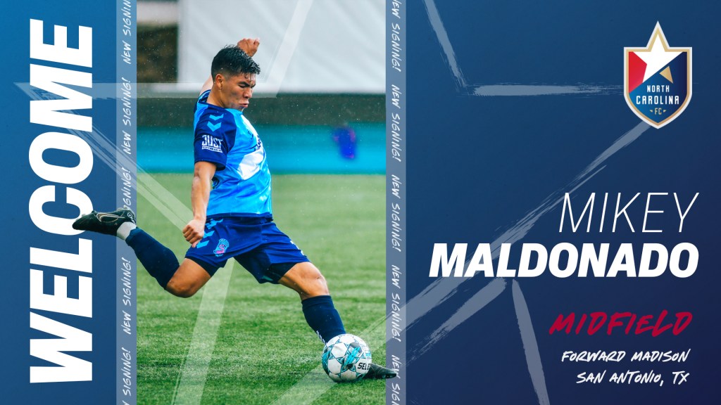 Welcome Mikey Maldonado | Midfielder | San Antonio, TX, Forward Madison FC